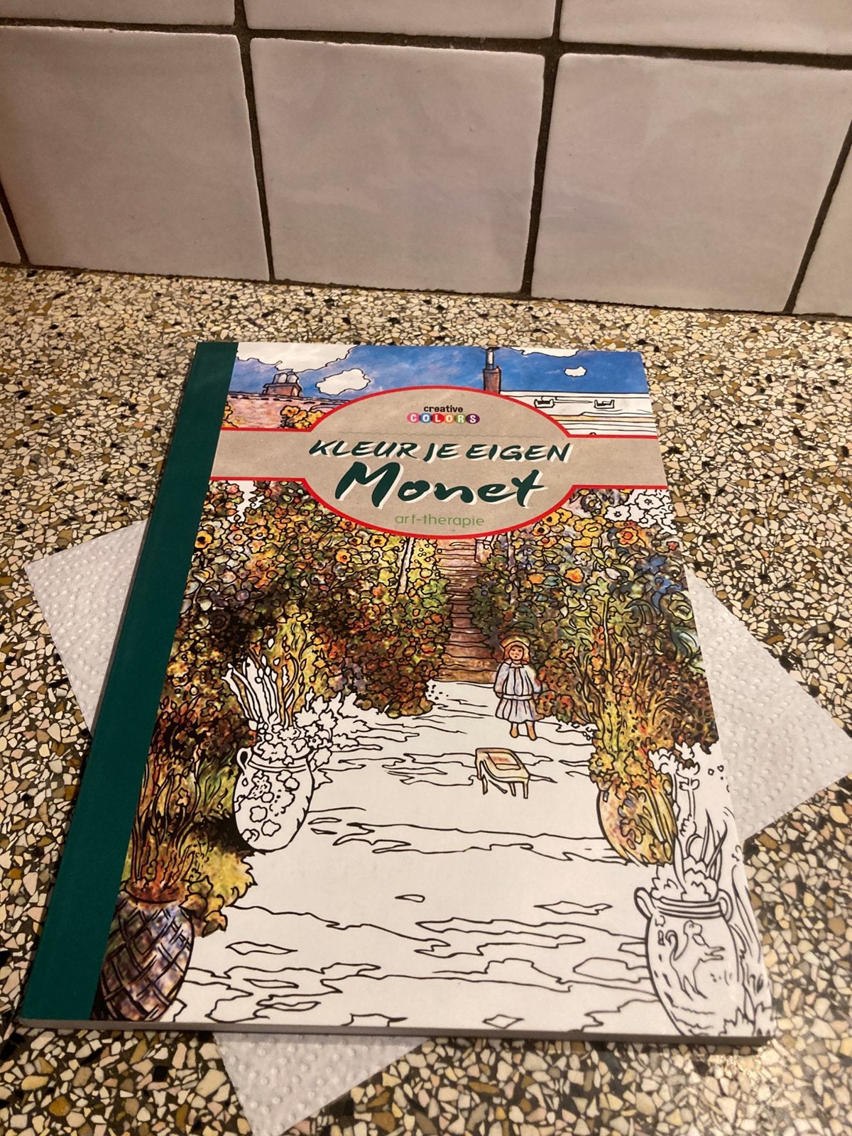 Mooi kleirboek Monet, Ophalen of Verzenden, Zo goed als nieuw