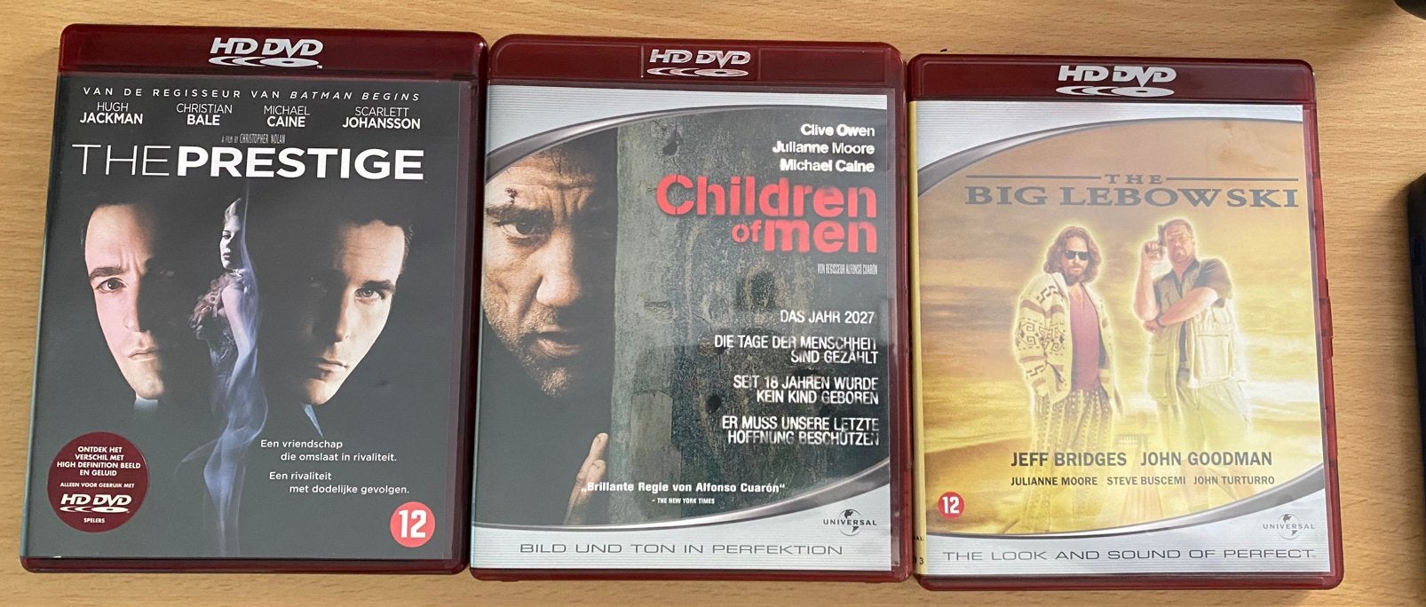 HD Dvd Films (3x), Engels, Overige formaten, Nederlands, Film