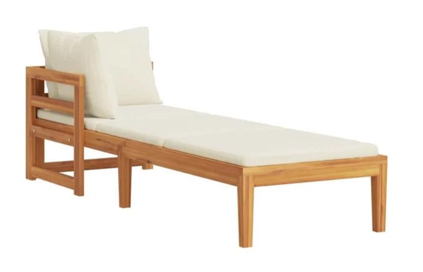 AANBIEDING | Ligstoel Ligbed armleuning acaciahout! GRTS BEZ, Verzenden, Nieuw