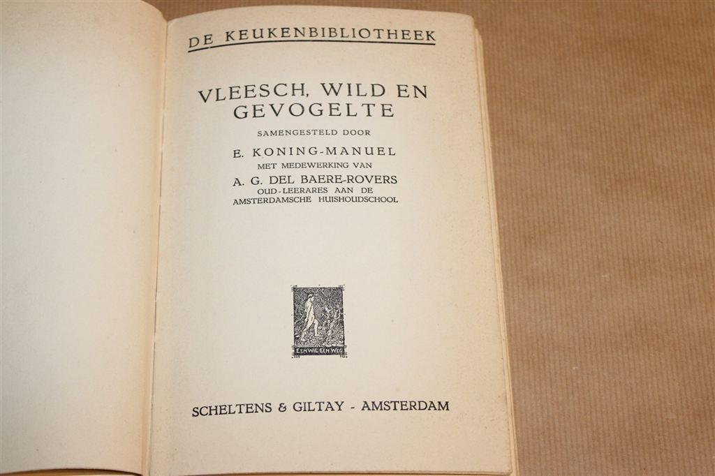 Vleesch, Wild en Gevogelte — Vintage Kookboek [1939], Ophalen of Verzenden, Gelezen, Italië