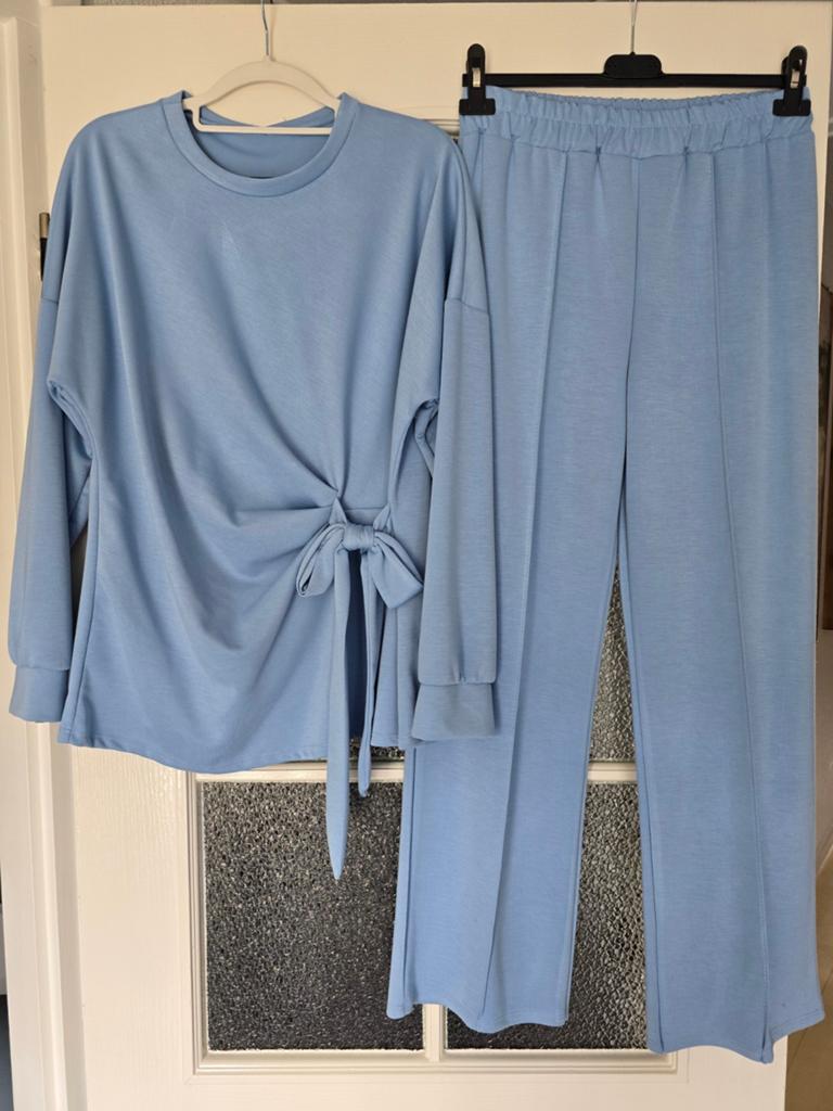 Nieuw 2delig set lichtblauw 40 42 44 46, Kleding | Dames, Huispakken, Ophalen of Verzenden, Nieuw, Maat 46/48 (XL) of groter, Blauw