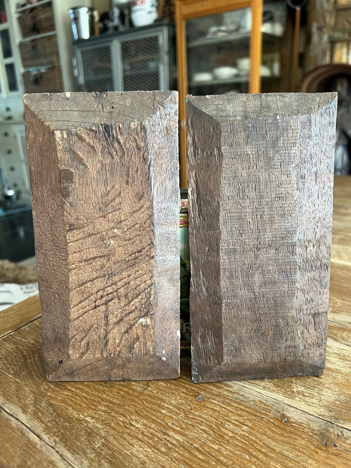2 x oud geschilderde paneeltjes, Ophalen of Verzenden