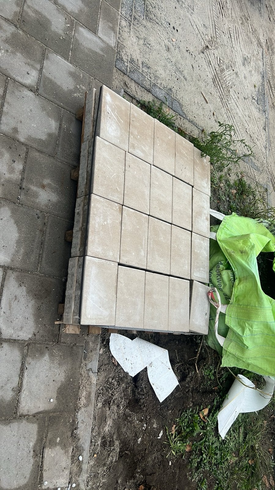 Betonnen terrastegels - 20x30x7 cm, Tuin en Terras, Ophalen, Gebruikt, 5 tot 10 m², Beton