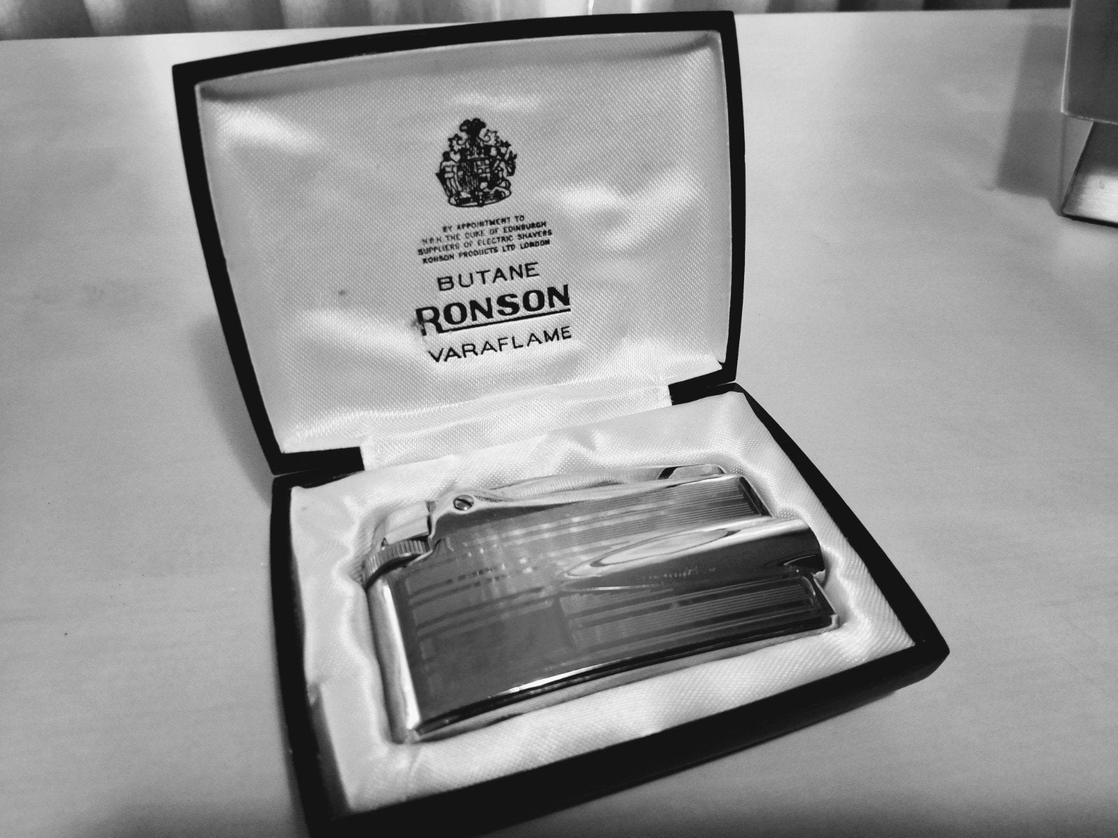 Ronson aansteker in originele verpakking, werkt prima, Verzamelen, Ophalen of Verzenden, Zo goed als nieuw, Aansteker