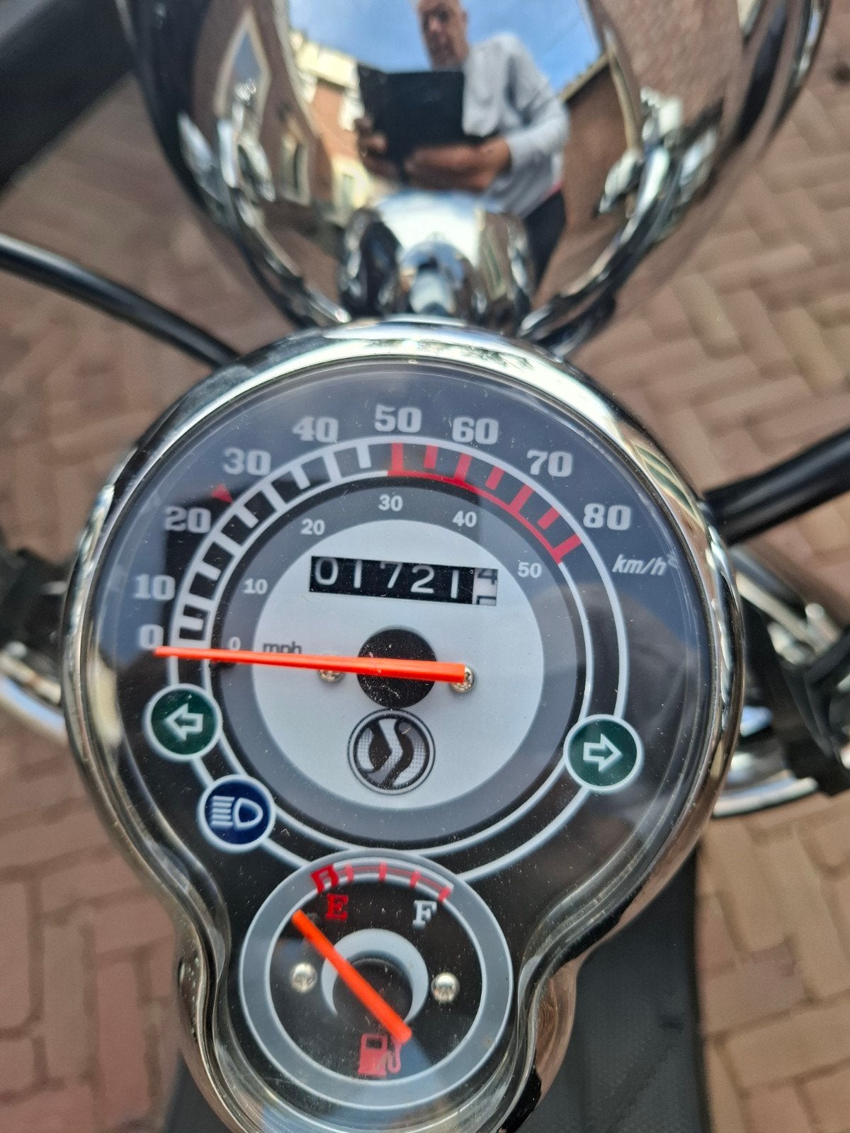 SYM Allo 50 – bouwjaar 2015 – slechts 1.721 km, Ophalen, Zo goed als nieuw, Benzine, Allo