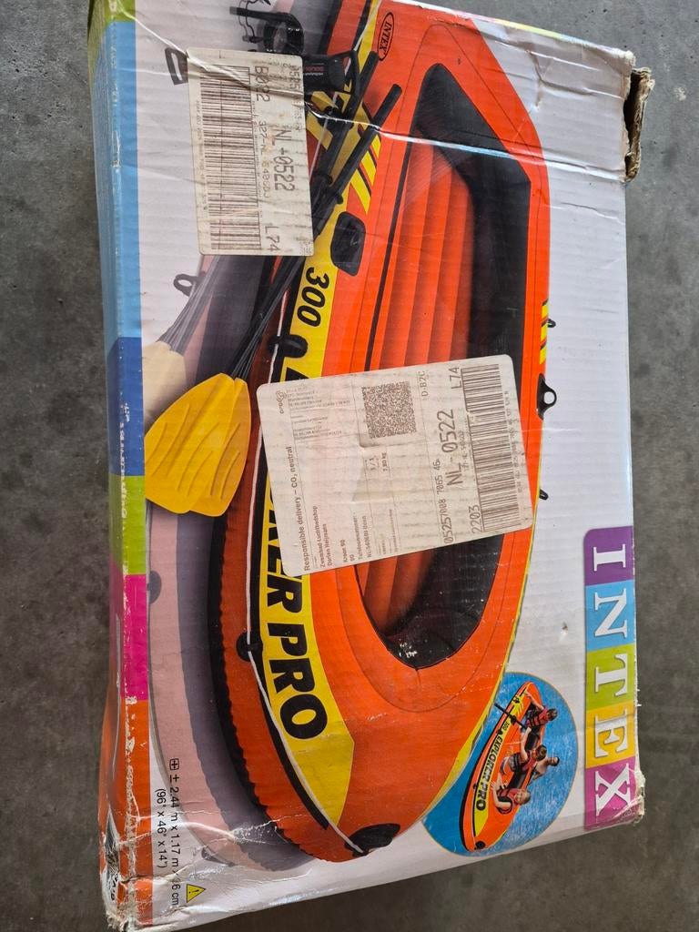 Nieuwe Intex Explorer Pro 300 opblaasboot - nooit gebruikt, Ophalen of Verzenden, Nieuw