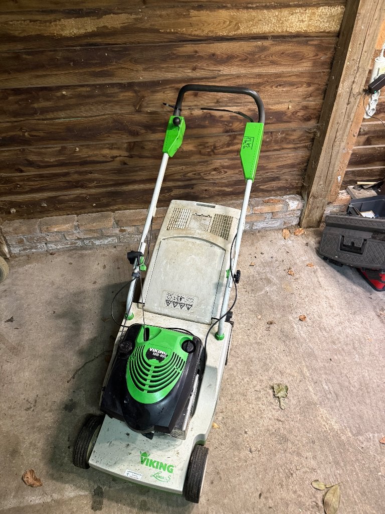 Viking MB 455 Benzine Grasmaaier - Werkt Goed!, Ophalen, Gebruikt, Opvangbak, Benzine-grasmaaier