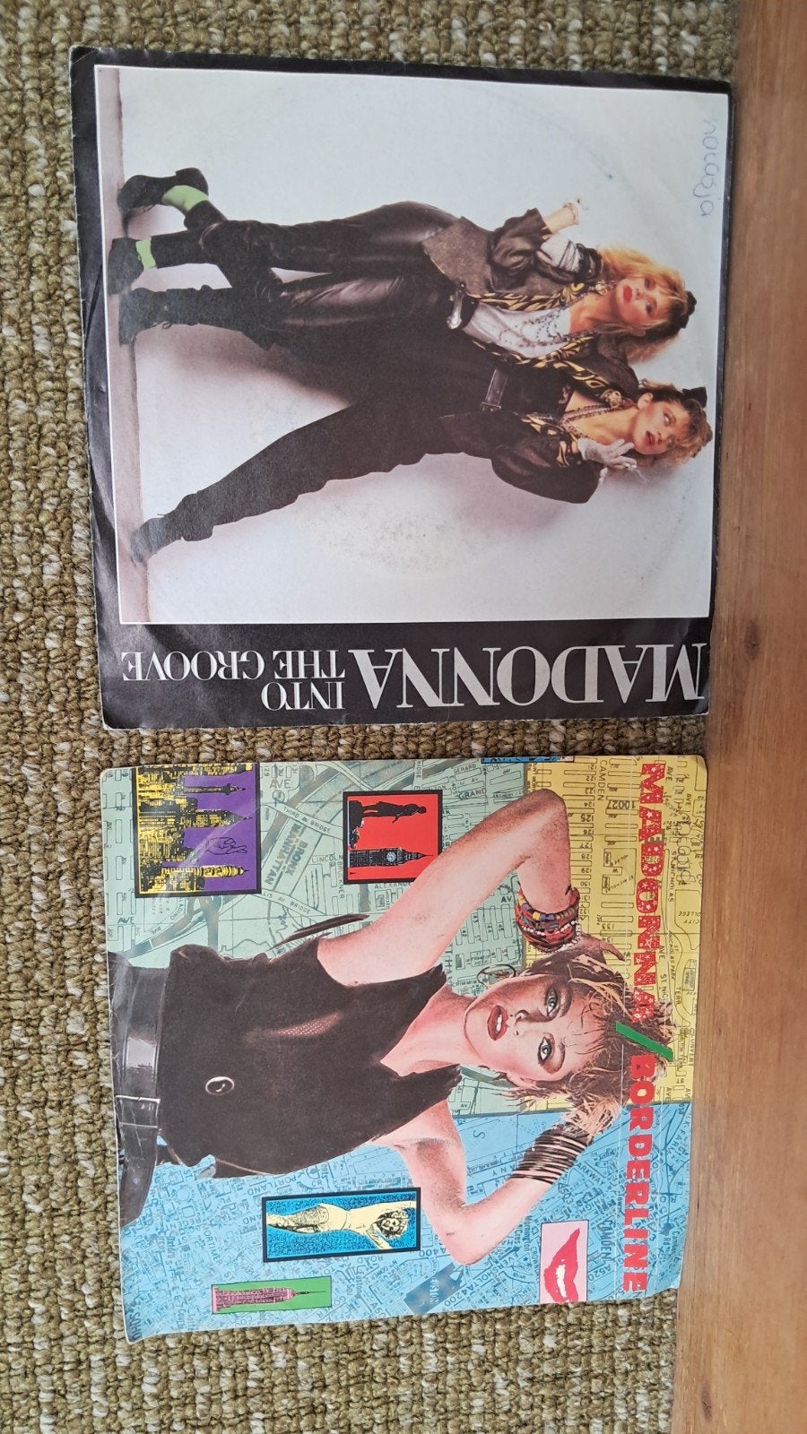 Madonna - Into the Groove & Borderline 7 inch singles, Gebruikt, Pop, 7 inch, EP