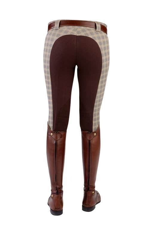 Beige ruit Horka Hipster HEUPrijbroek maat 128 140 40 42 46, Dieren en Toebehoren, Paardrijkleding, Nieuw, Dames, Kinderen, Onderkleding