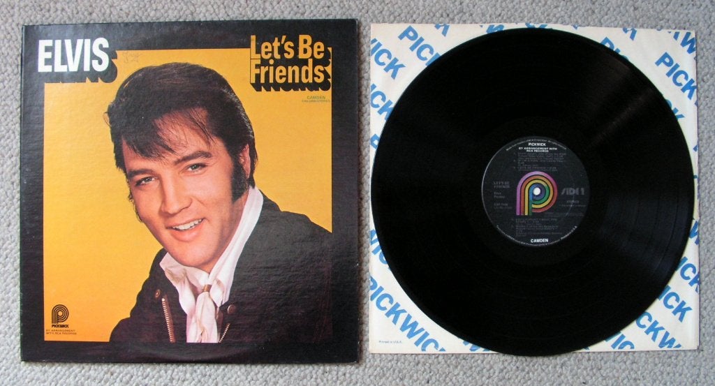 Elvis Presley - Elvis – Let's Be Friends 9 nrs LP 1975 ZGAN, Ophalen of Verzenden, Inclusief binnenhoes, 12 inch, Poprock