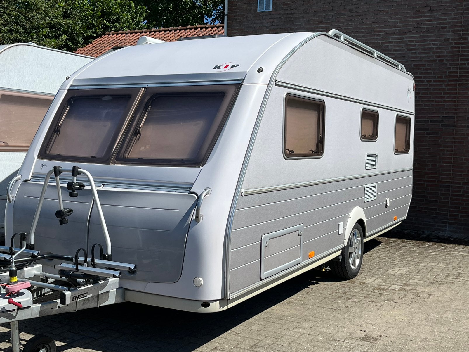 Kip Hyline 50TDB 2004 Topstaat, Caravans en Kamperen, Rondzit, Kip, Frans bed, Particulier