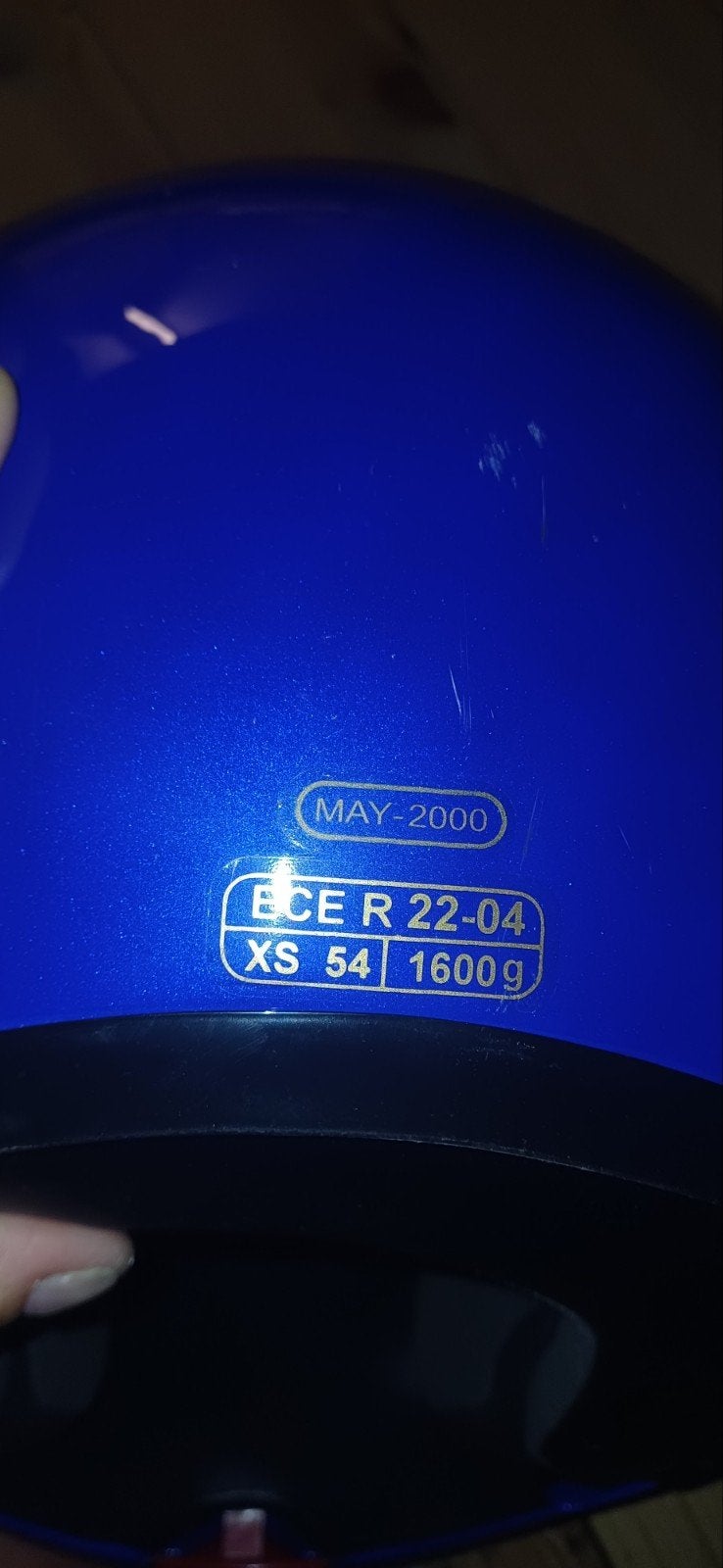 HJC Motorhelm - Blauw, Maat XS (54), Ophalen, XS, Heren, HJC