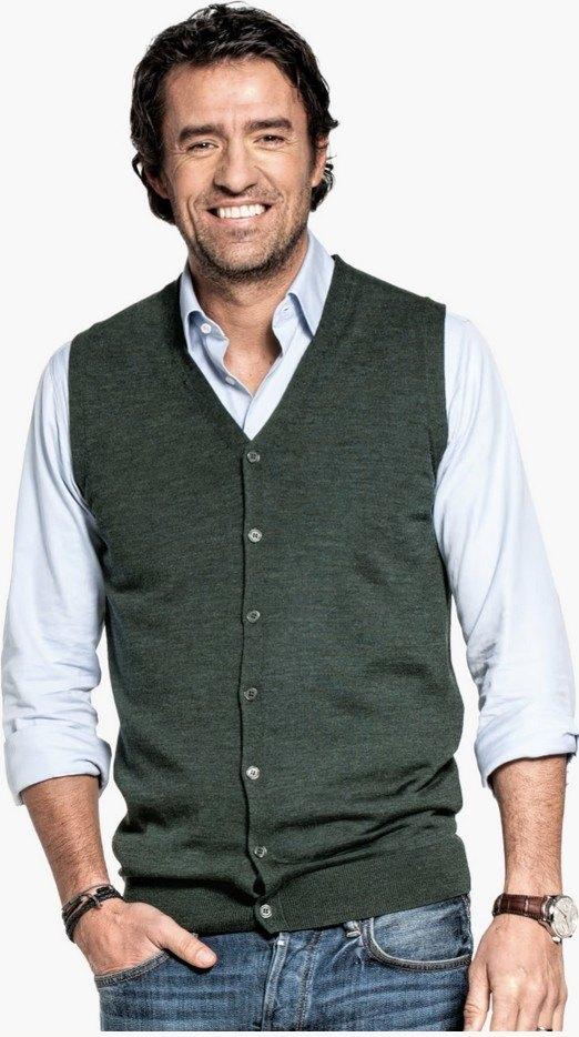 Joe Merino - gilet - M - 'British Green' - als nieuw, Maat 48/50 (M), Joe Merino, Ophalen of Verzenden, Zo goed als nieuw