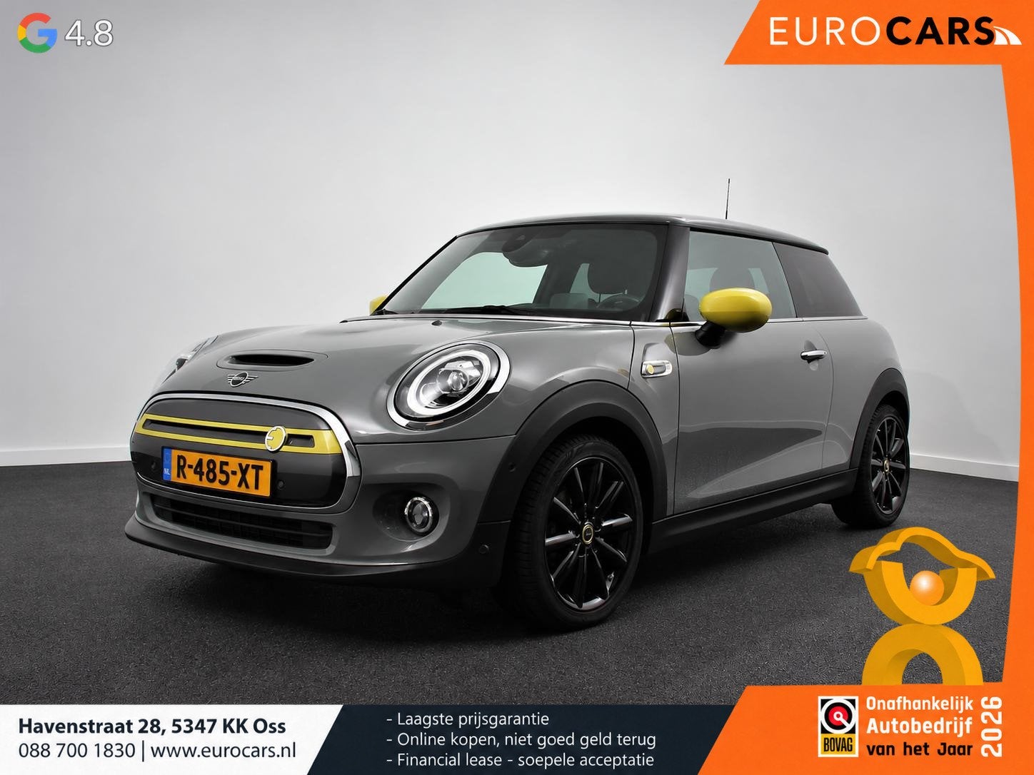 MINI Cooper Electric Charged 33 kWh Leder Climate Control Cr, 1340 kg, 33 kWh, 4 stoelen, Mini Electric