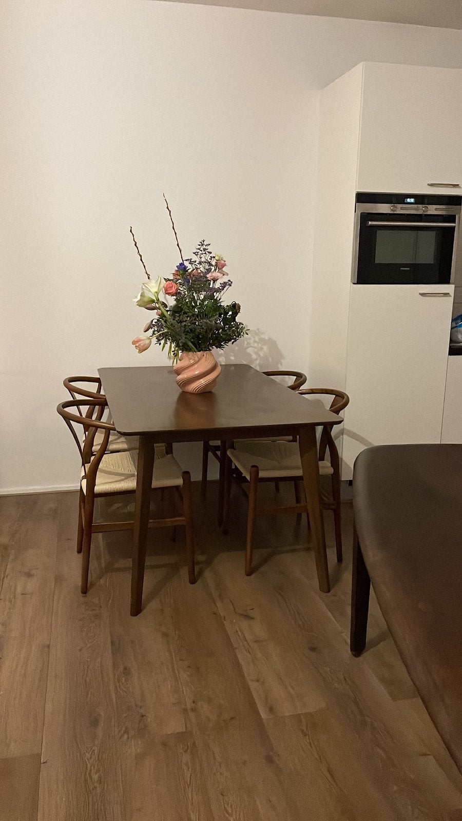 4x Sklum stoelen, Ophalen, Gebruikt, Bruin, Vier