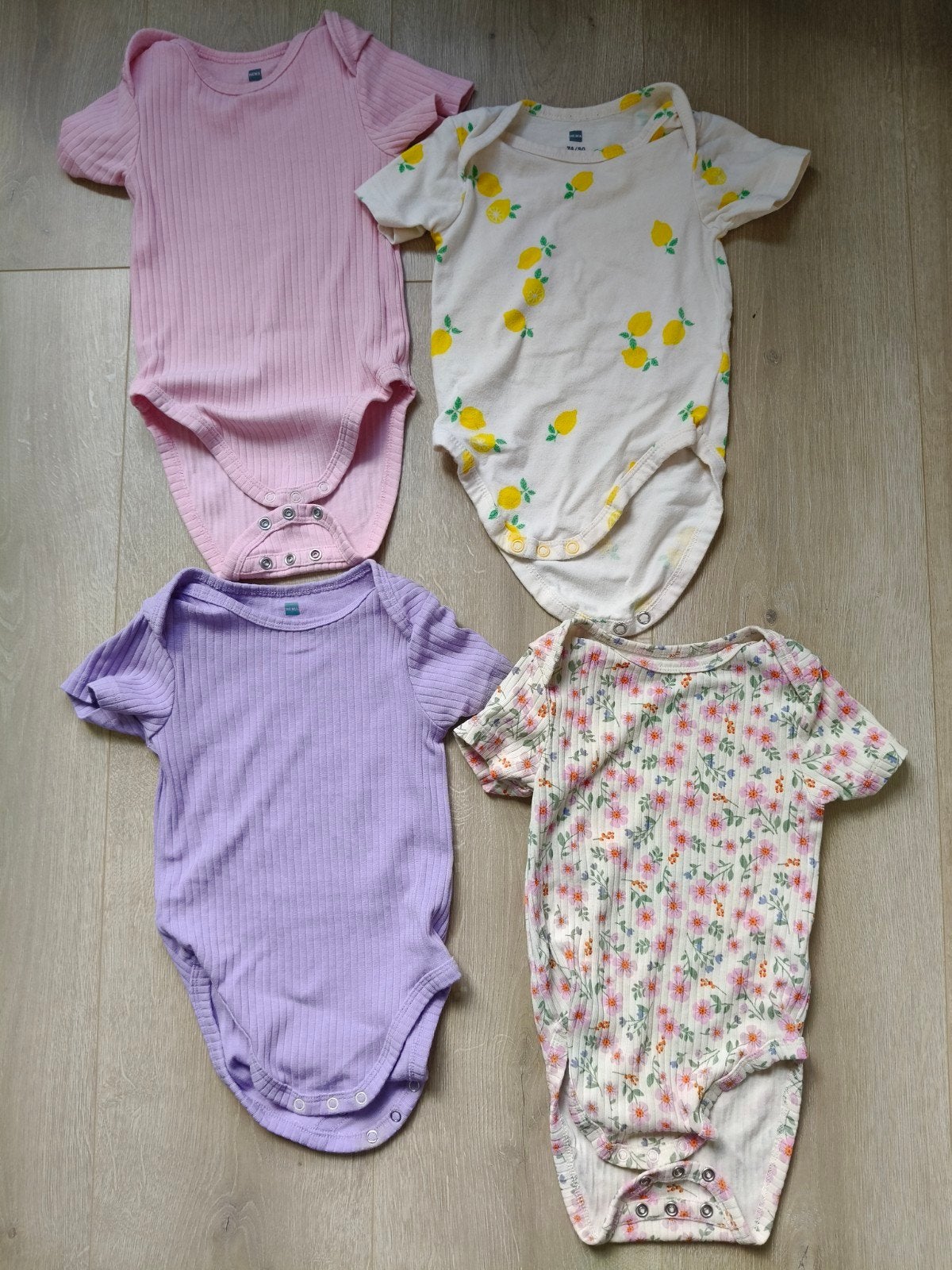 Zomer rompers korte mouw (mt.74-80, Hema), Kinderen en Baby's, Nacht- of Onderkleding, Gebruikt, Jongetje of Meisje, Ophalen of Verzenden