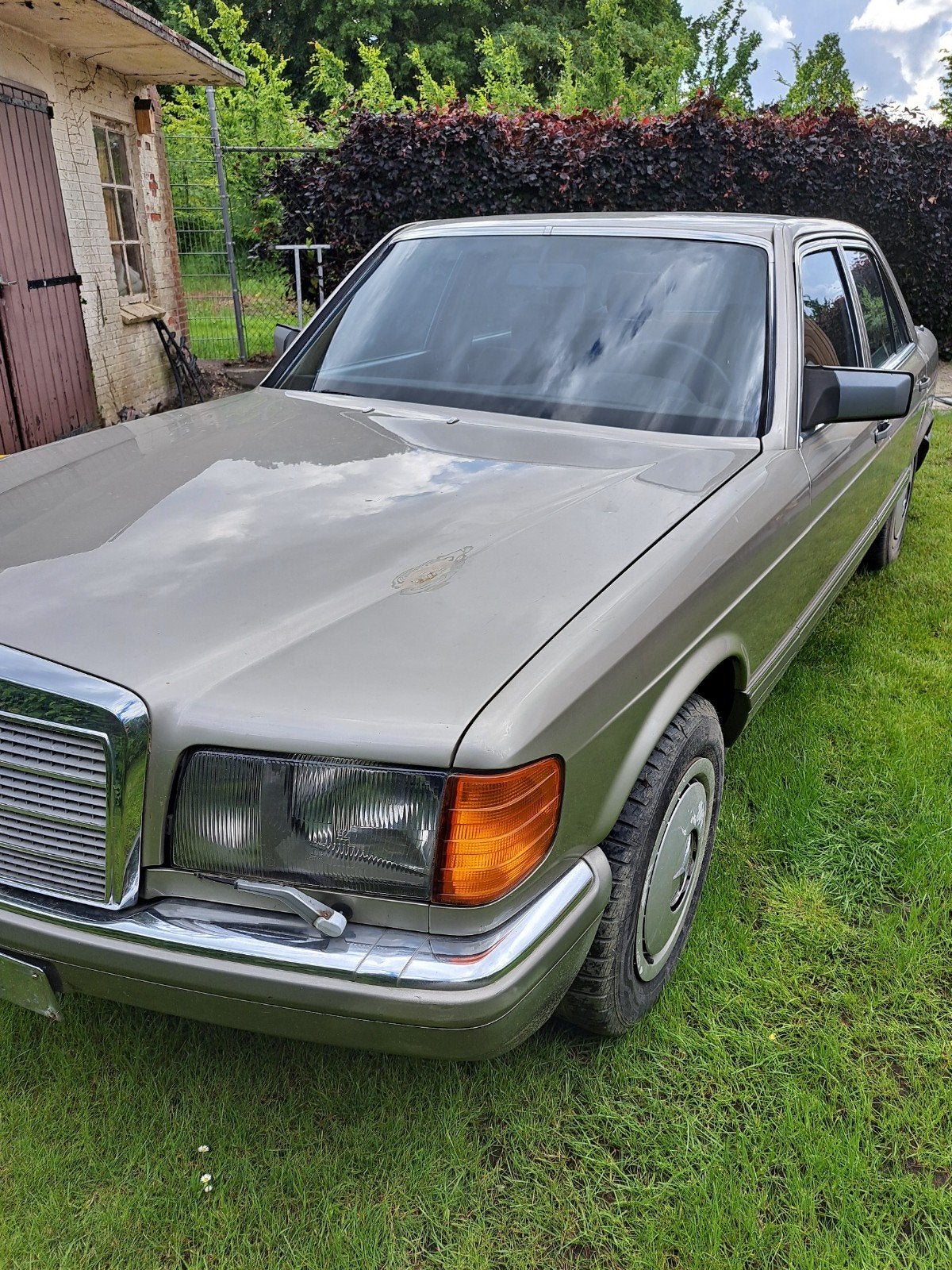 Mercedes w126 420se v8 1986, Auto's, Mercedes-Benz, Automaat, 8 cilinders, Bruin, Particulier