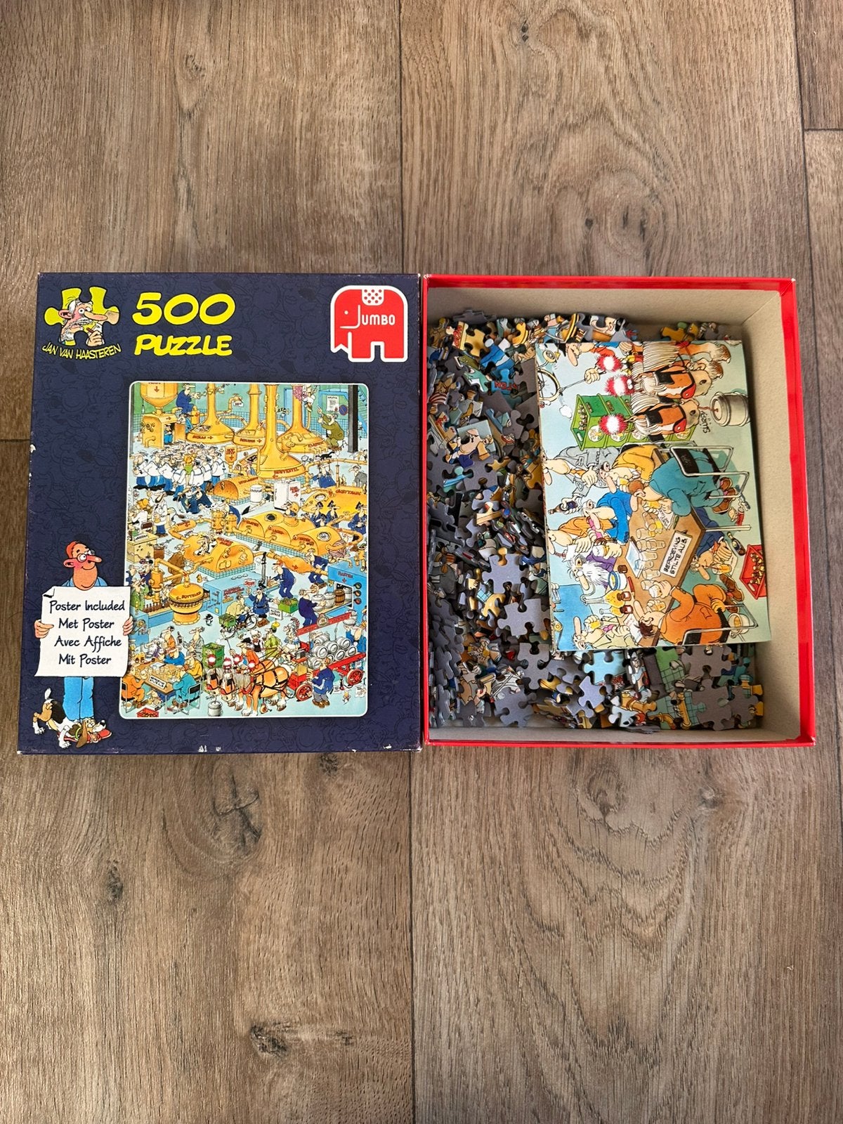 Jan van Haasteren Puzzel 500 stukjes, Ophalen of Verzenden, 500 t/m 1500 stukjes, Gebruikt, Legpuzzel