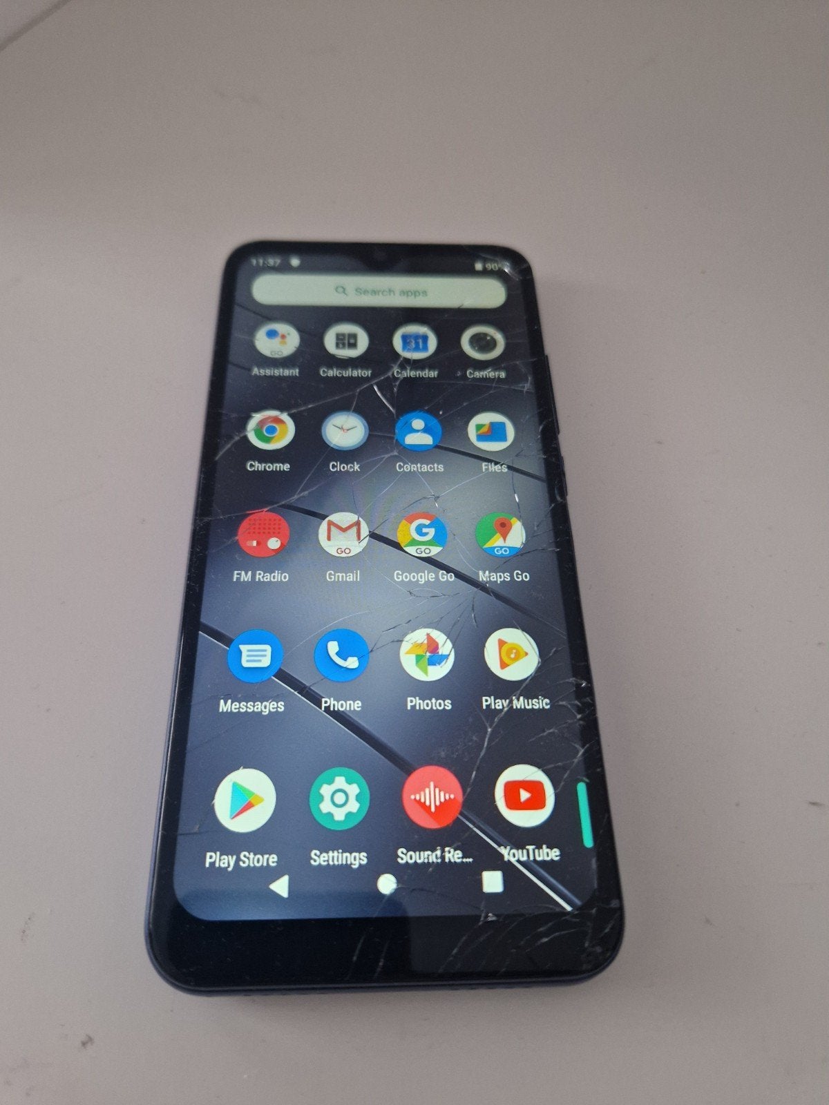 Gigaset GS110 met gebarsten scherm, Ophalen, Gebruikt, Zonder abonnement, Zonder simlock