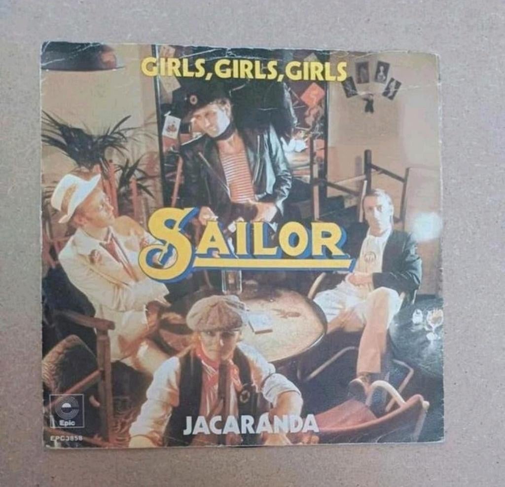 Sailor  - Girls, Girls, Girls, Gebruikt, 7 inch, Single, Ophalen of Verzenden