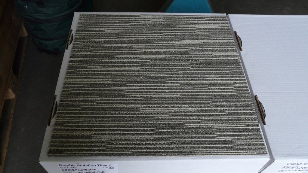 Tapijttegels Graphic ambition(Partij 115)beige/bruin 50m2, Ophalen, Beige, Nieuw, 25 tot 50 m²
