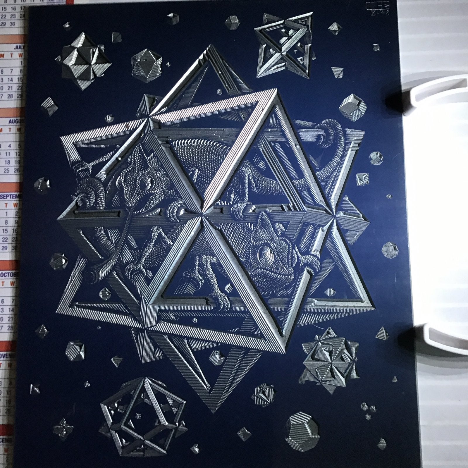 Escher afdruk plaat, Ophalen of Verzenden