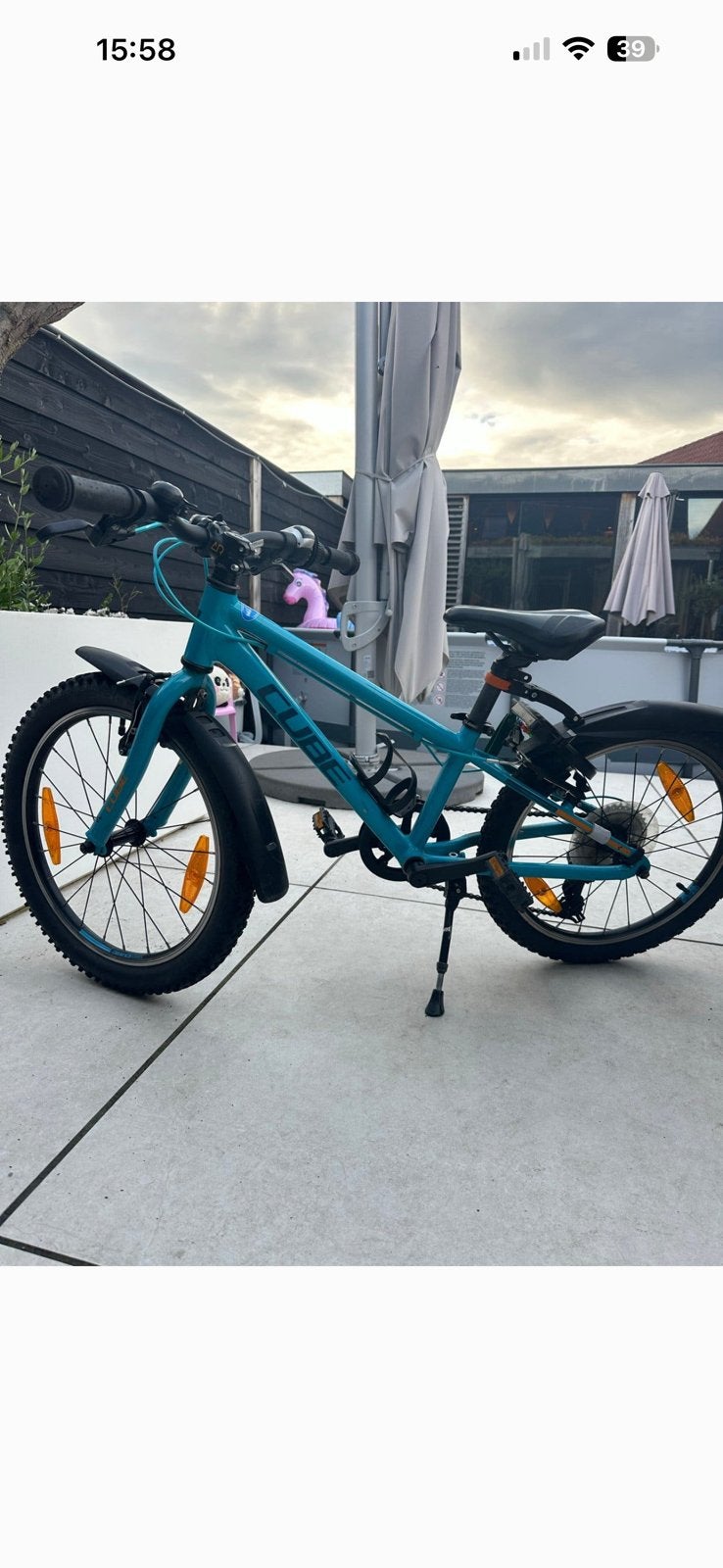 Cube fietsje 20 Inch - 1 jaar oud, Ophalen, Zo goed als nieuw, Schijfrem, 20 inch of meer