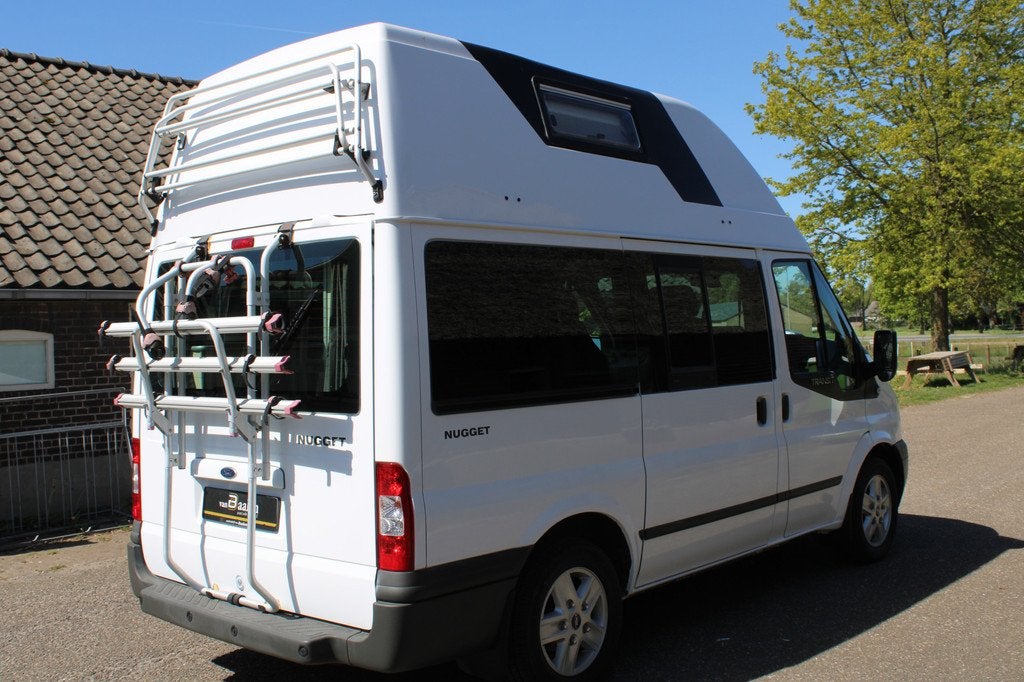 Westfalia Ford Nugget HOOG DAK NAVI AIRCO 140Pk 5 ZITPLAATSE, Buscamper of Camperbus, Ringverwarming, Autobedrijf van Baalen B.V.