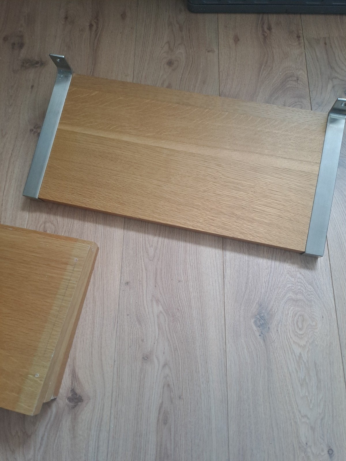 4x IKEA Järpen planken met Ekby Bjärnum steunen, Ophalen, Gebruikt