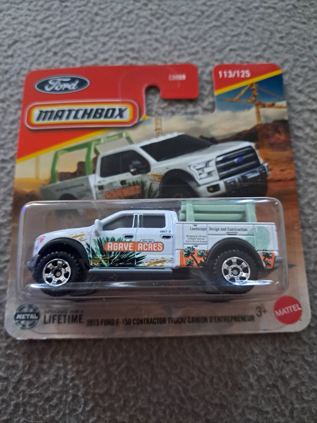 Matchbox Ford F-150 Contractor Truck nieuw in verpakking, Ophalen of Verzenden, Nieuw, 1:50 of kleiner, Overige merken