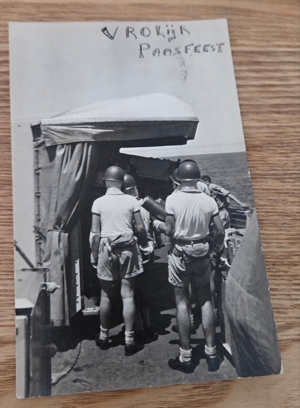 Vintage Paaskaart Nieuw-Guinea met postzegel, Verzenden, 1940 tot 1960, Gelopen, Overige thema's