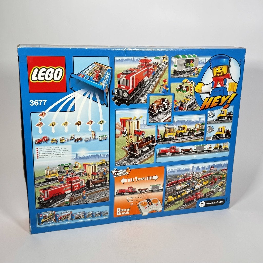 LEGO City 3677 Rode Goederentrein – Nieuw, City, Lego, Nieuw, Ophalen of Verzenden