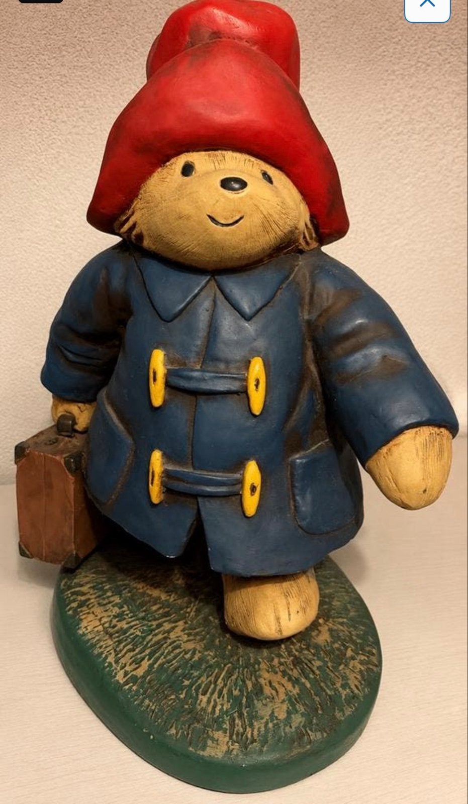 Paddington Beer, beeldje met koffer en rode hoed, Verzamelen, Ophalen, Gebruikt, Dier
