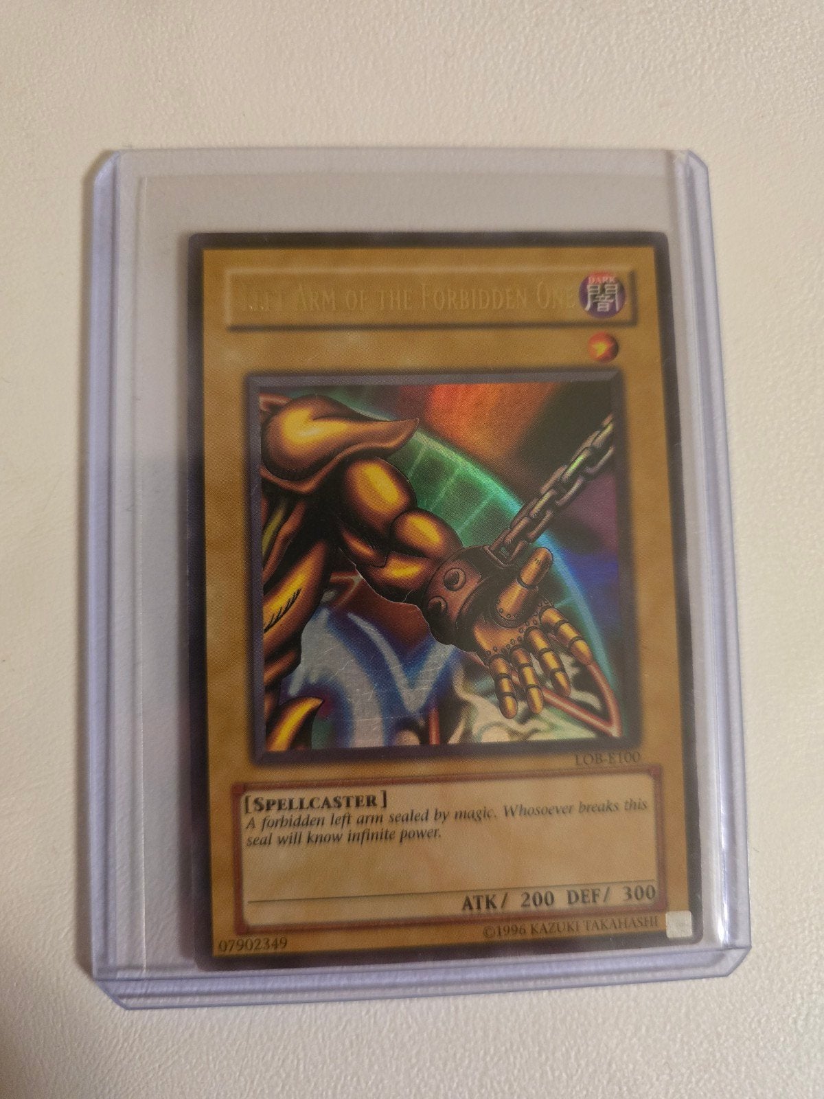 Linkerarm van de Verboden Ene - Yu-Gi-Oh! Kaart, Ophalen of Verzenden, Zo goed als nieuw, Losse kaart