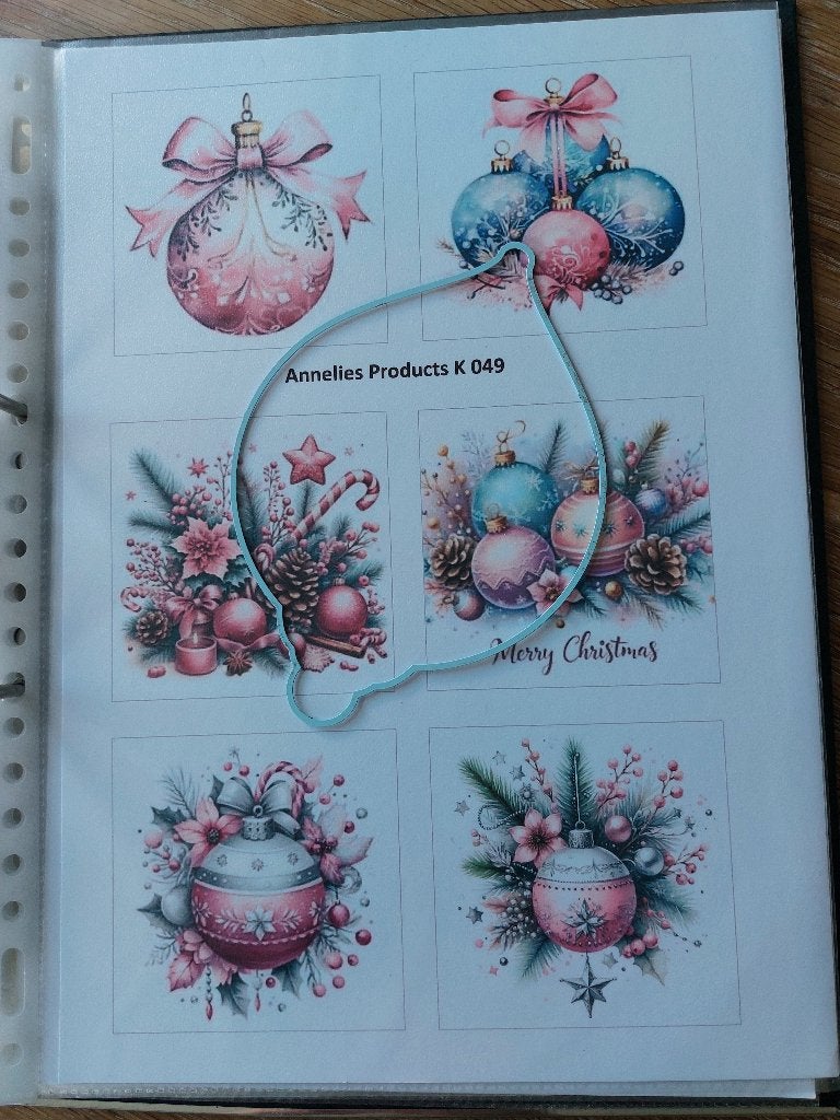 Collagevellen kerst K 049 t/m  K 072, Ophalen of Verzenden, Nieuw, Kerst, Pons of Mal