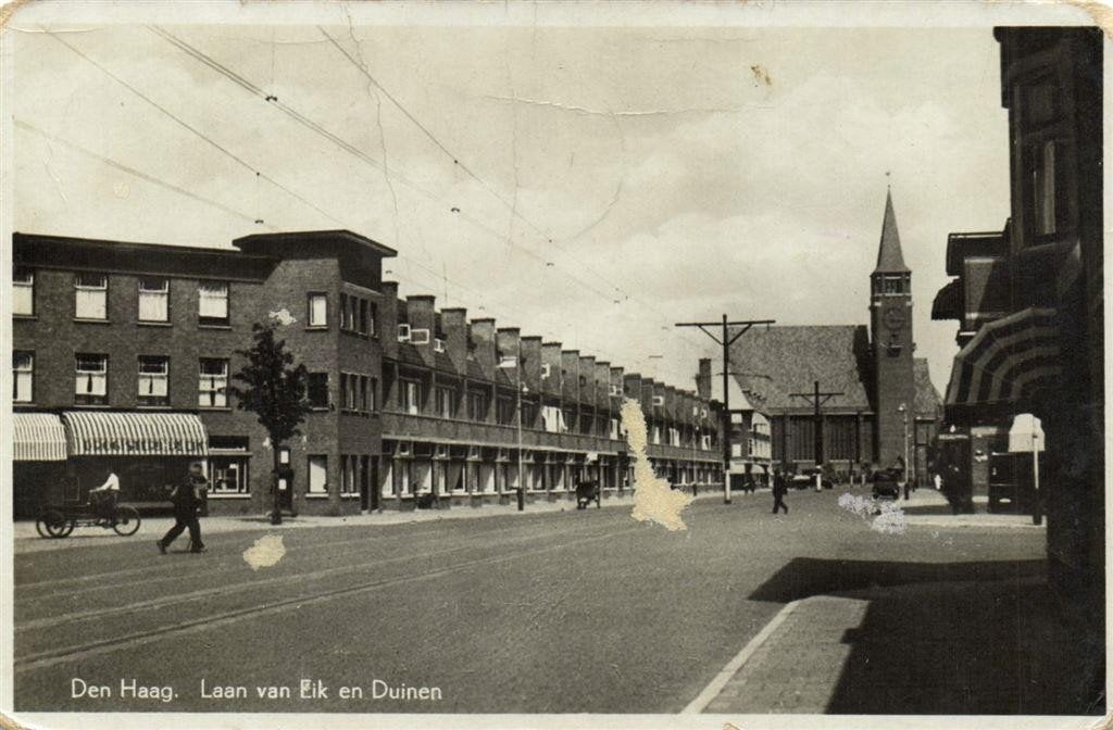 Den Haag. Laan van Eik en Duinen - B-keus - 1937 gelopen, Ophalen of Verzenden, 1920 tot 1940, Gelopen, Zuid-Holland