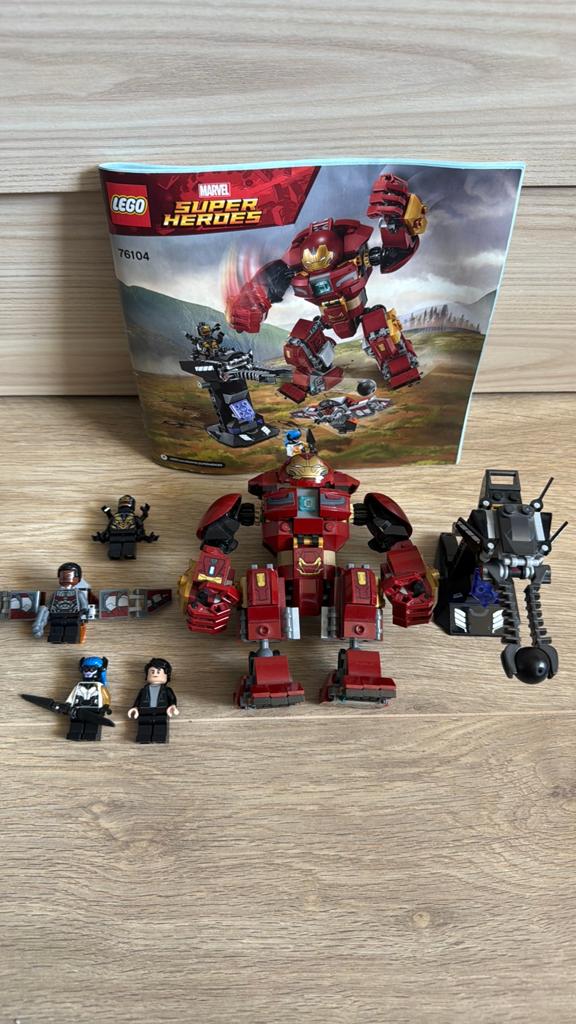 LEGO Marvel Super Heroes 76104 Hulkbuster Smash-Up, Marvel, Lego, Ophalen of Verzenden, Zo goed als nieuw