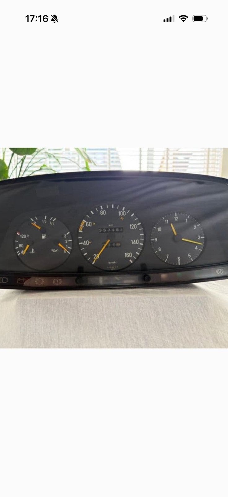 Mercedes-Benz W123 Dashboard Instrumentenpaneel, Ophalen of Verzenden, Gebruikt, Mercedes-Benz