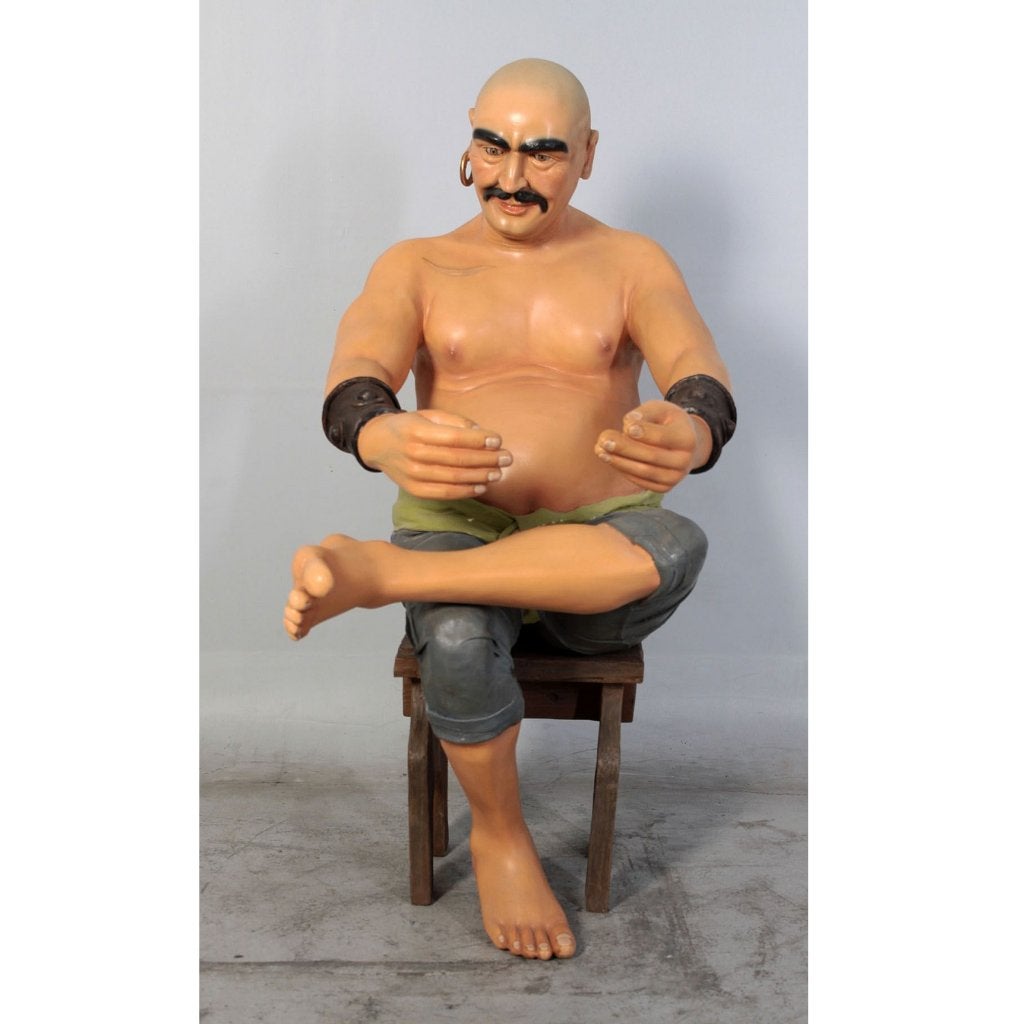 Piraat Moreno 123 cm - piratenbeeld polyester, Ophalen, Nieuw