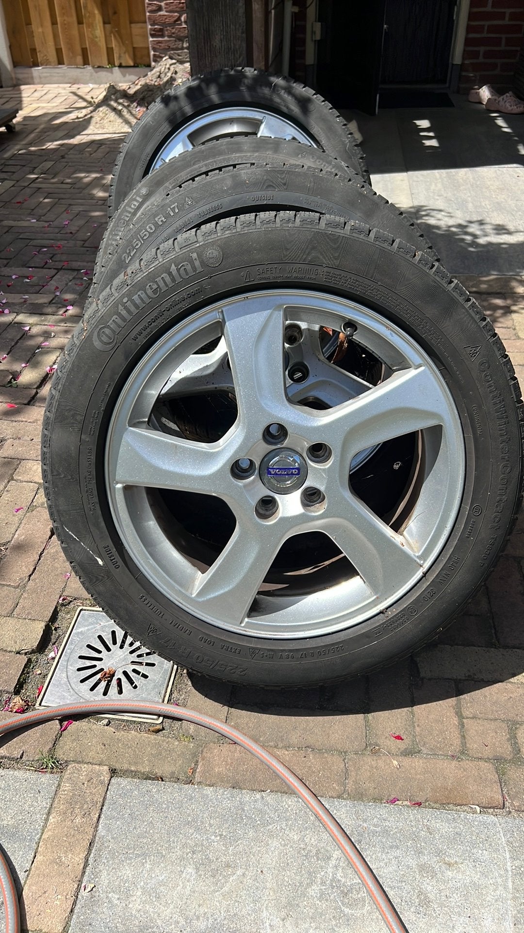 Volvo V70 wielset, Auto-onderdelen, Banden en Velgen, Ophalen, 16 inch, Banden en Velgen, 205 mm