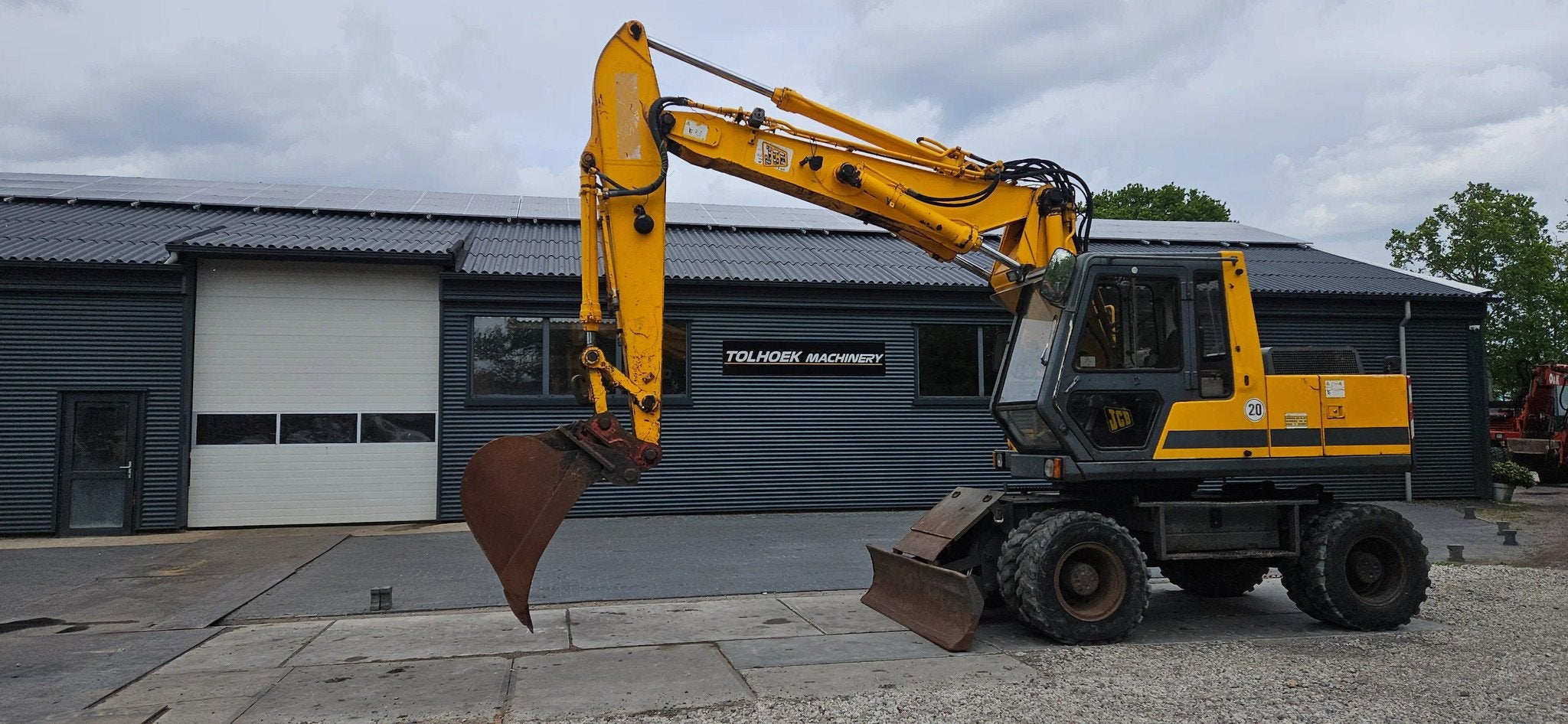 JCB JS 150 W, Graafmachine