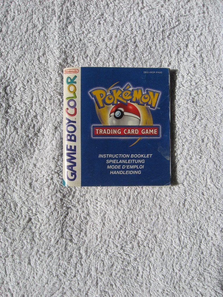 Pokémon handleiding trading card game Gameboy Color N.E.D.F., Spelcomputers en Games, Games | Nintendo Game Boy, 1 speler, Ophalen of Verzenden