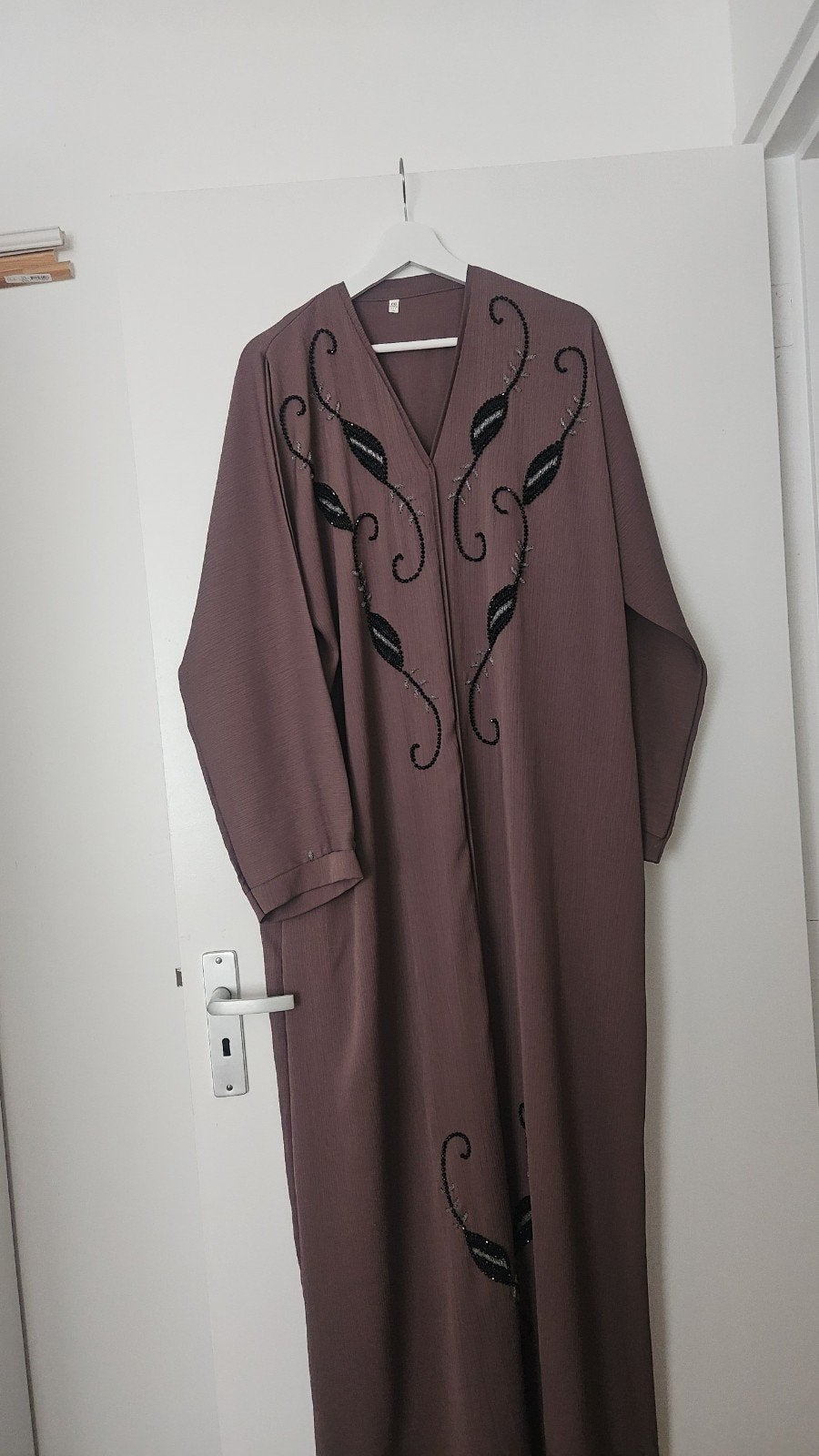 Elegante Abaya XXL met kralen - Zo goed als nieuw, Ophalen of Verzenden