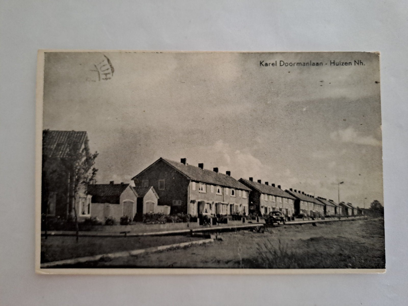 huizen, fotokaart  gelopen, Ophalen of Verzenden, 1920 tot 1940, Noord-Holland