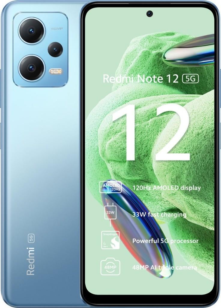 Phone city l Xiaomi Redmi Note 12 5G 128GB nieuw & garantie, Telecommunicatie, Mobiele telefoons | Toebehoren en Onderdelen, Ophalen of Verzenden