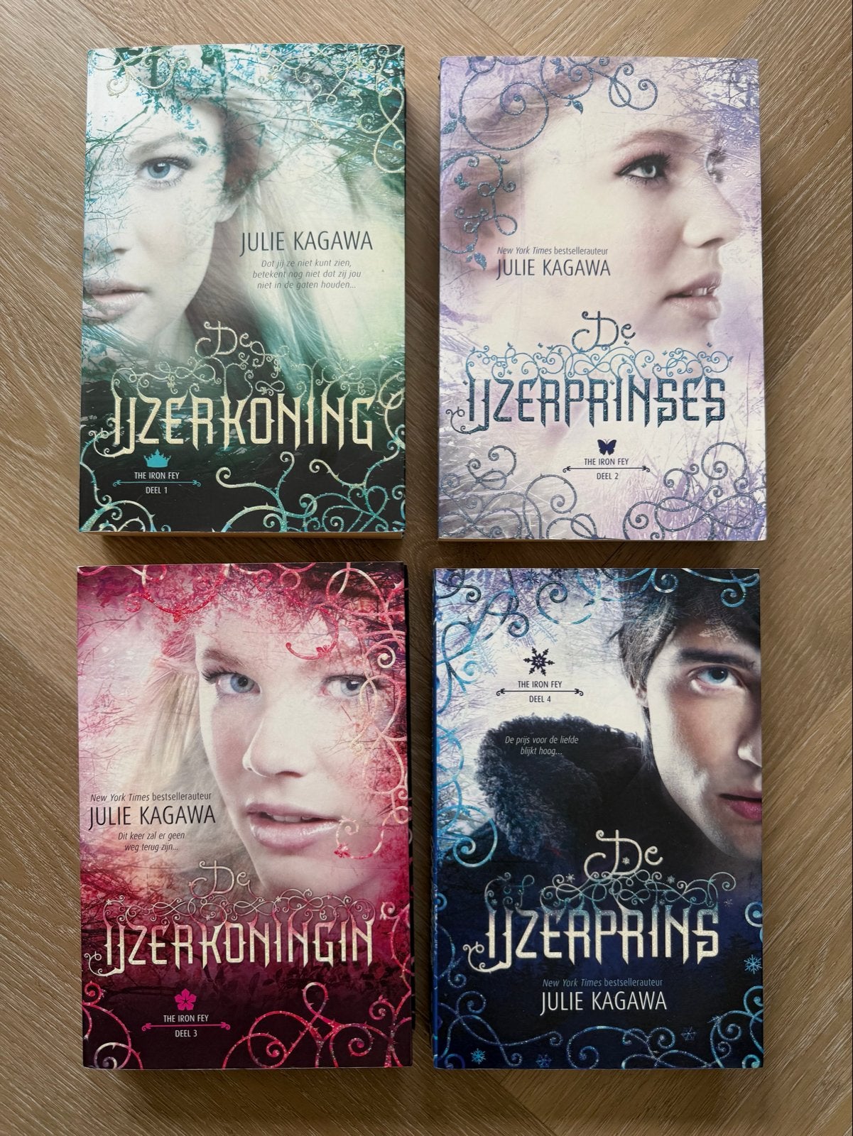 De IJzer Fey serie - Julie Kagawa (4 boeken), Ophalen of Verzenden, Gelezen