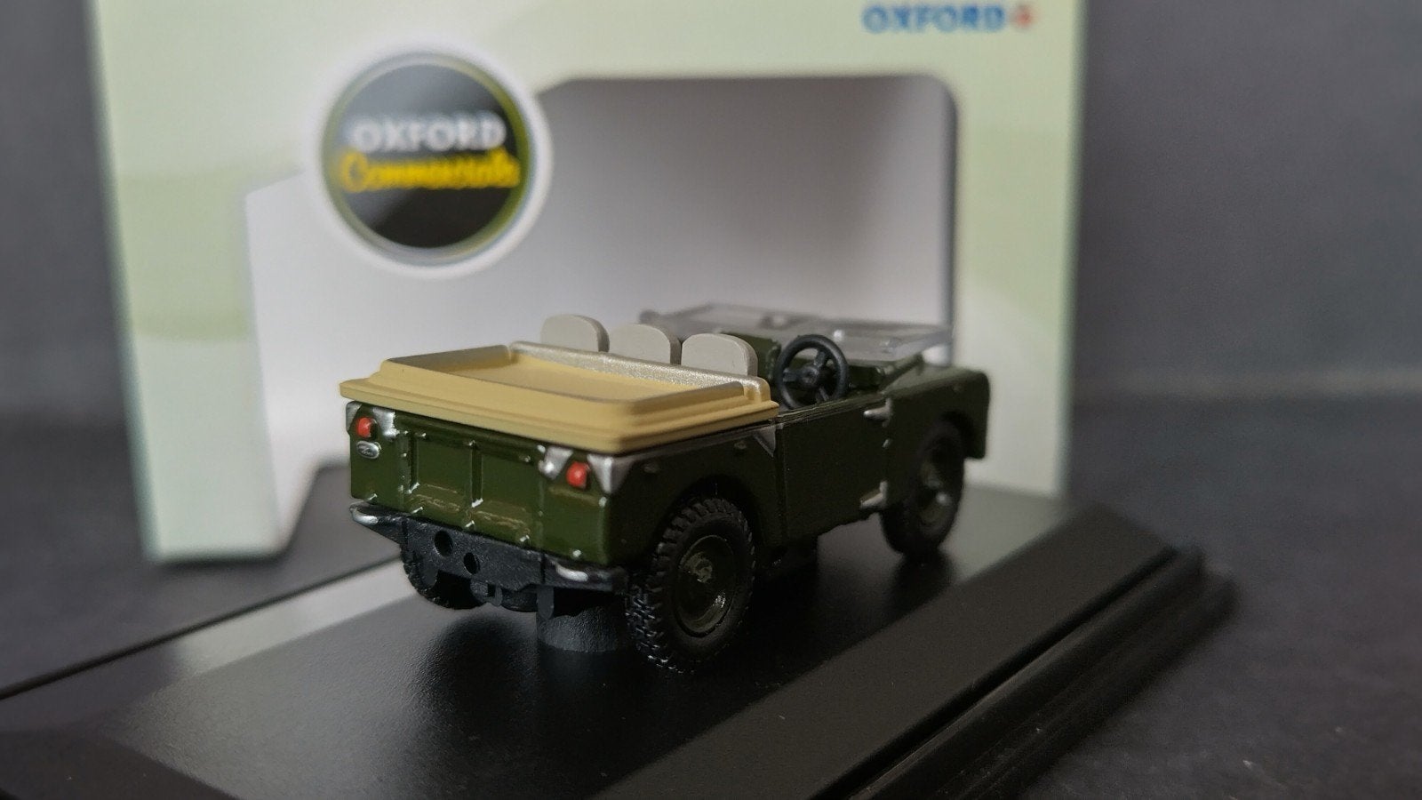 Land Rover 80 Flat Back 1:76 Oxford Diecast Pol, Auto, ., Nieuw, Ophalen of Verzenden