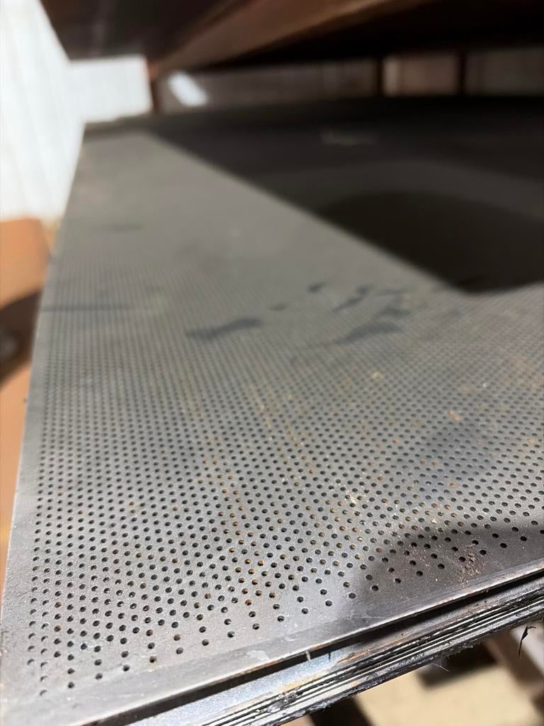 Geperforeerde metalen plaat 3000x1500x1.5mm, Ophalen, Gebruikt, IJzer