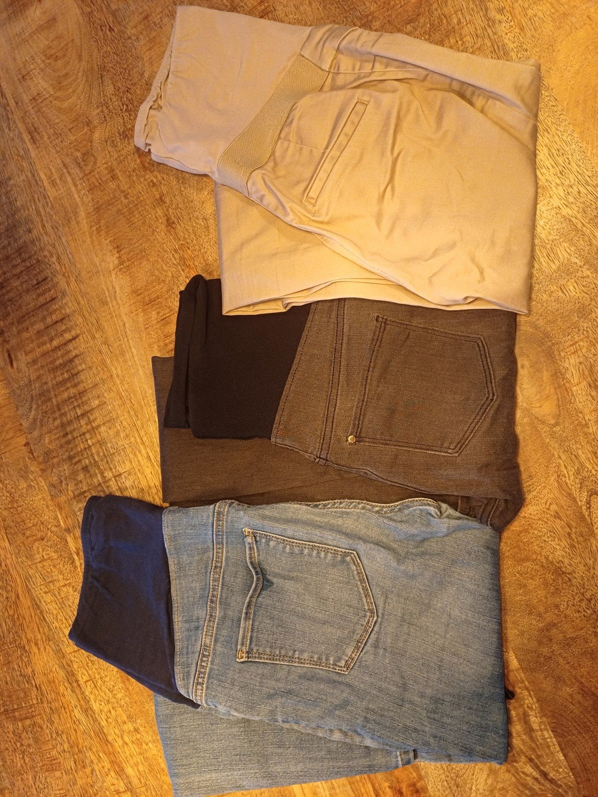Zwangerschapsbroeken - Zo goed als nieuw, Blauw, Ophalen of Verzenden, Zo goed als nieuw, H&M Mama