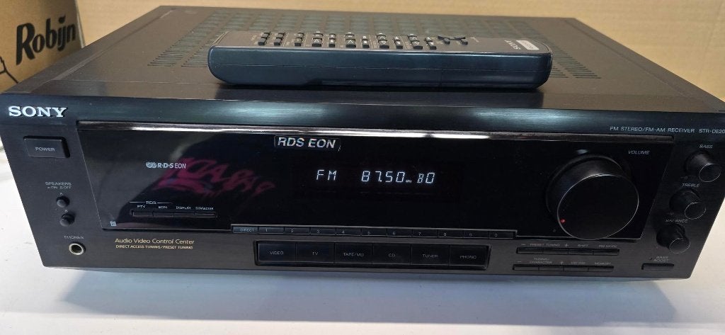 sony str-de205 fm/am receiver met afstandbediening, Ophalen, Gebruikt, Audio